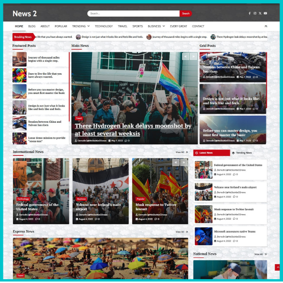 News Portal Website